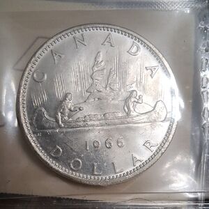 1966 Canadian SILVER DOLLAR
